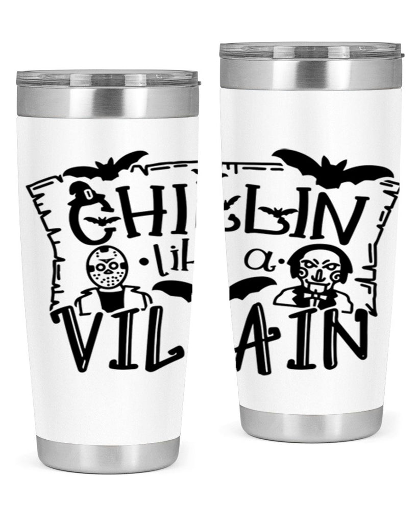 chillin like a villain 82#- halloween- Tumbler