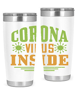 coronavirus inside Style 2#- corona virus- Tumbler