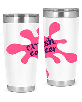 crush cancer Style 18#- breast cancer- Tumbler