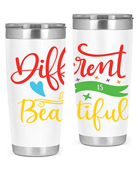 different is beautiful Style 11#- autism- Tumbler