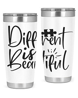 different is beautiful Style 12#- autism- Tumbler