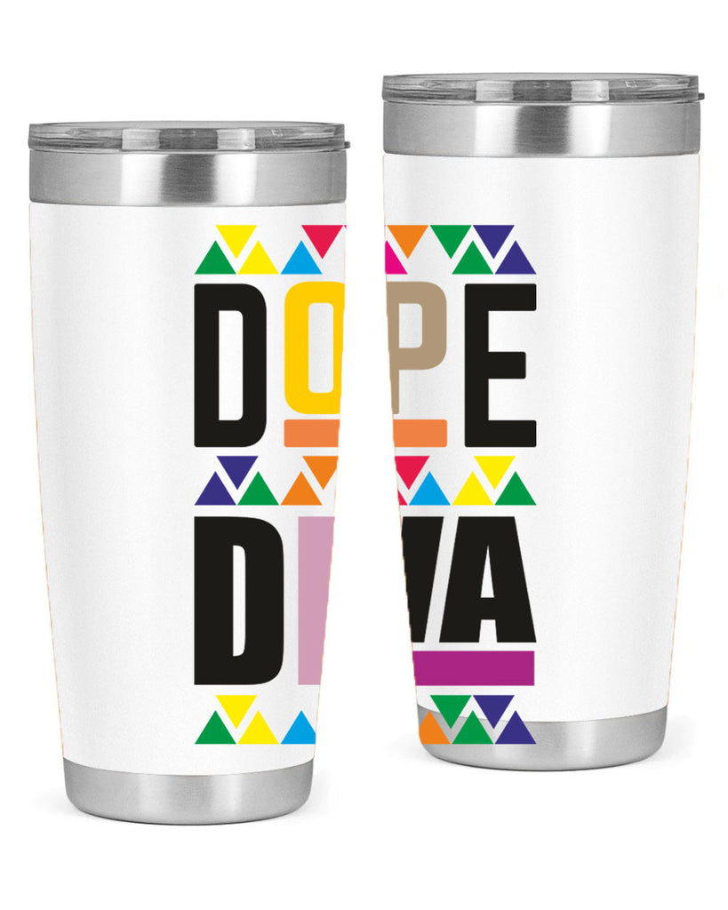 dope diva- black words phrases- Cotton Tank