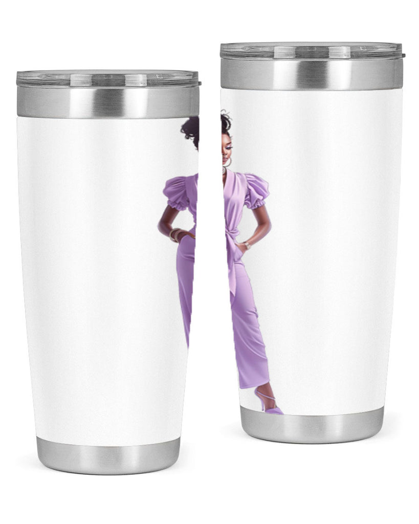 fashion girl in lavender 50#- fashion- Cotton Tank
