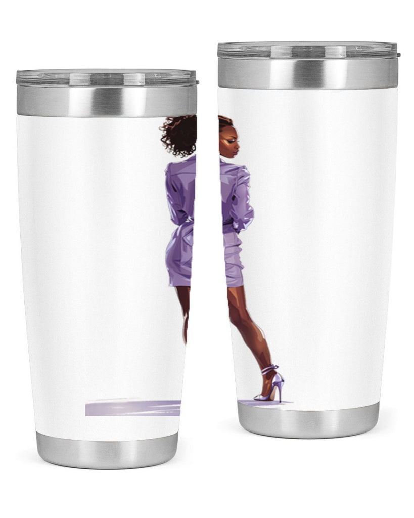 fashion girl in lavender 53#- fashion- Cotton Tank