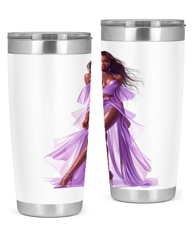fashion girl in lavender 60#- fashion- Cotton Tank