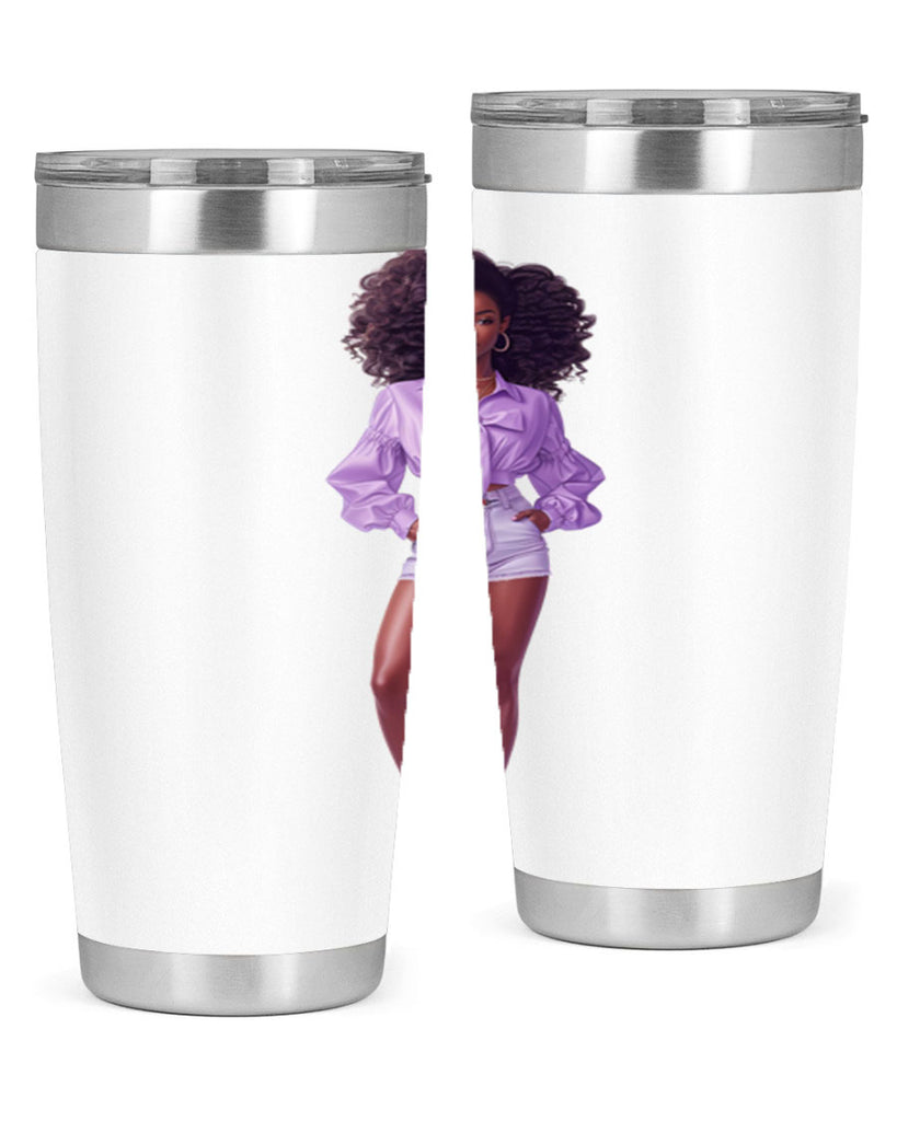 fashion girl in lavender 61#- fashion- Cotton Tank