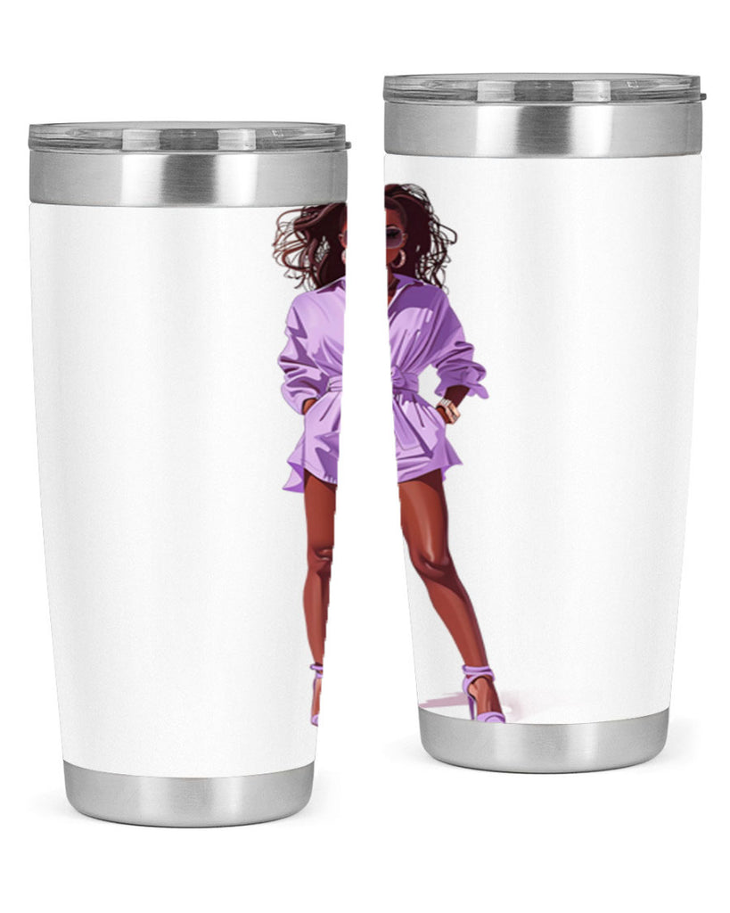 fashion girl in lavender 64#- fashion- Cotton Tank
