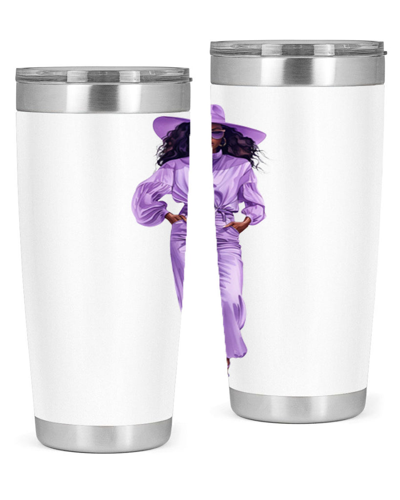 fashion girl in lavender 68#- fashion- Cotton Tank
