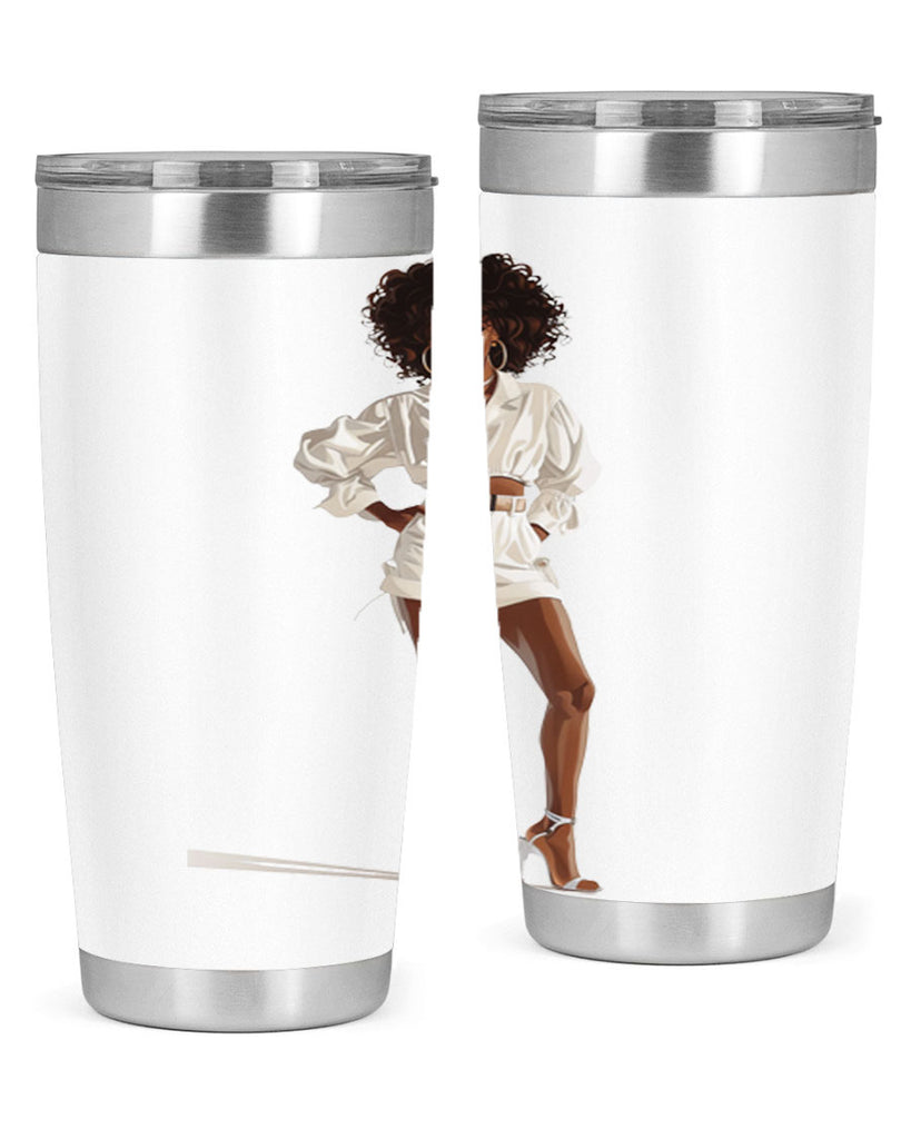 fashion girl in white 76#- fashion- Cotton Tank