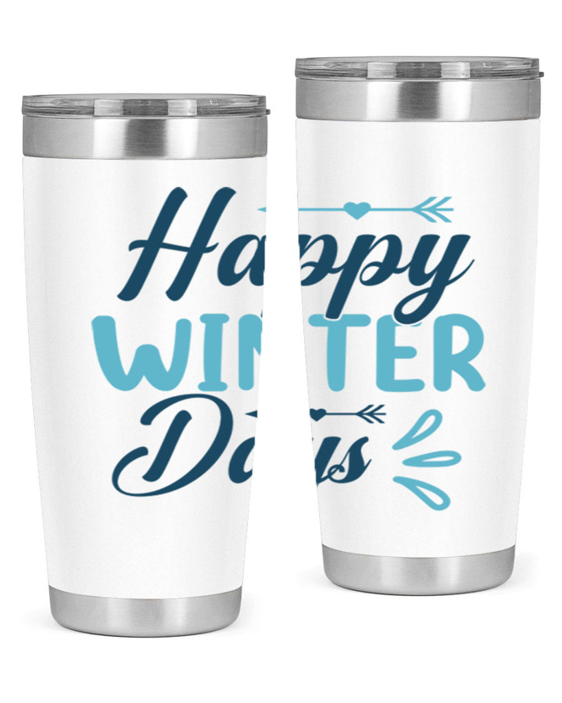 happy winter days 120#- winter- Tumbler
