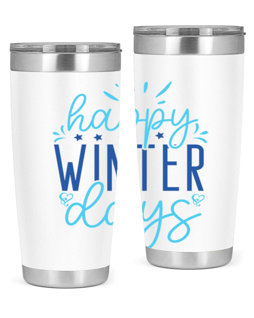 happy winter days 121#- winter- Tumbler