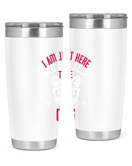 i am just here topet all time cats Style 52#- cat- Tumbler