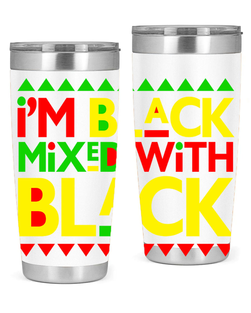 im  black  mixed with black  111#- black words phrases- Cotton Tank