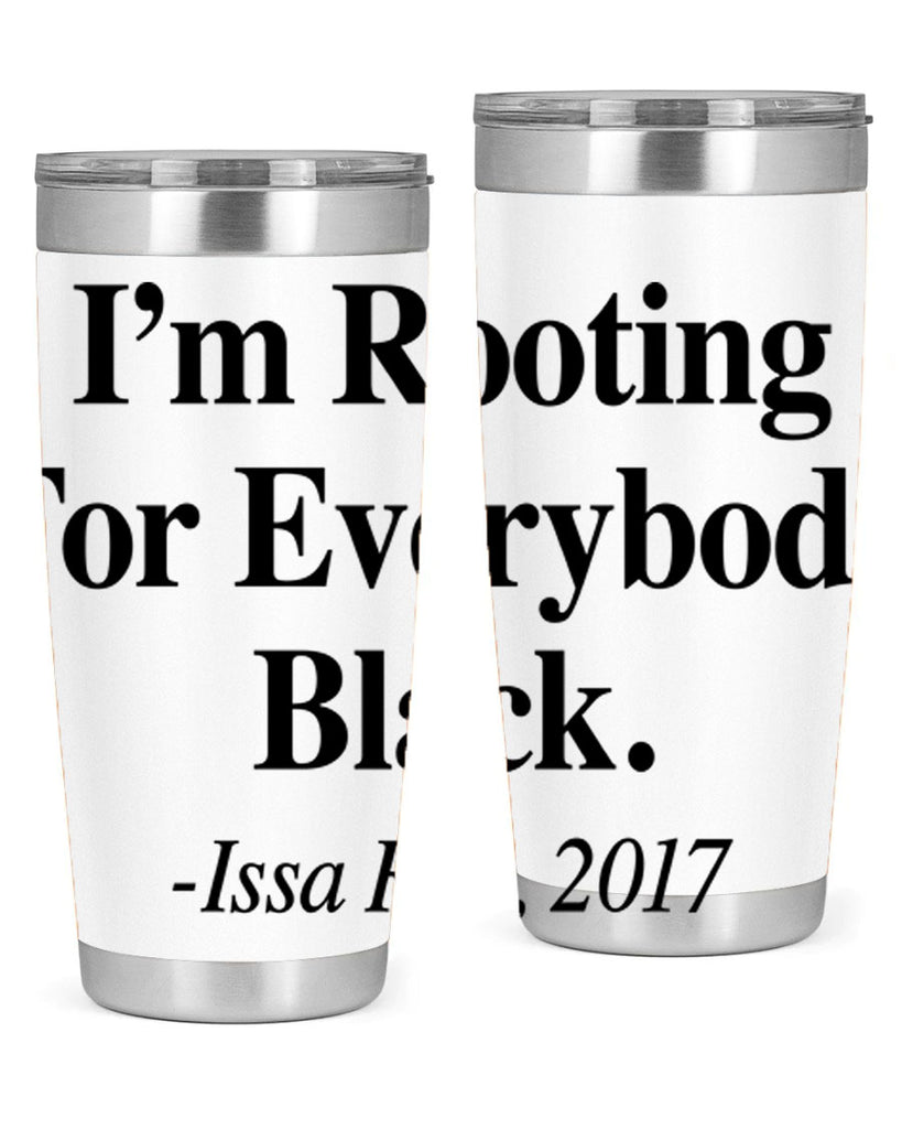 im  rooting for everybody black  109#- black words phrases- Cotton Tank