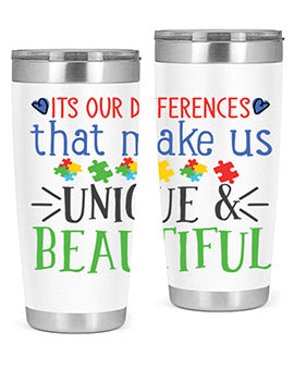 its our differences that make us unique beautiful Style 27#- autism- Tumbler