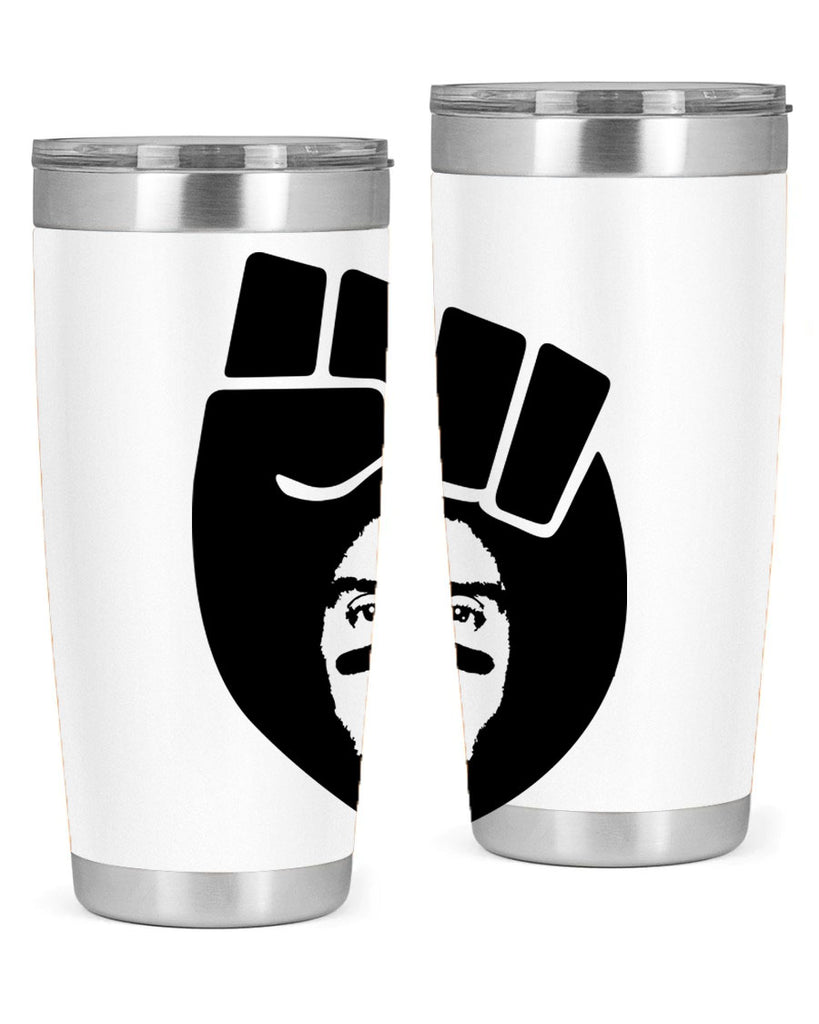 kaepernick fist hair 22#- black men - boys- tumbler