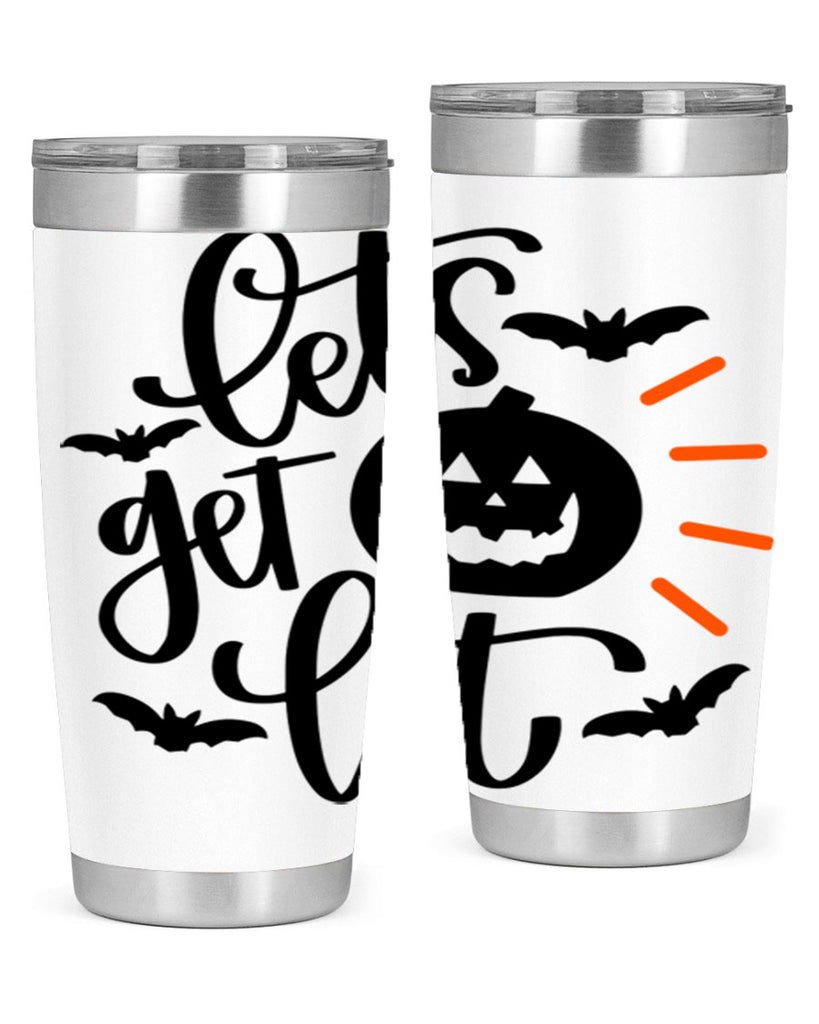 lets get lit 48#- halloween- Tumbler