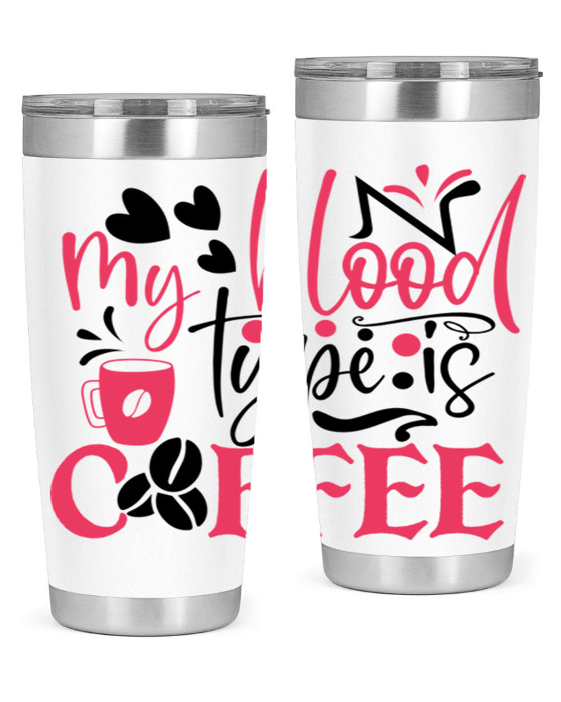 my blood type is coffee Style 375#- nurse- tumbler