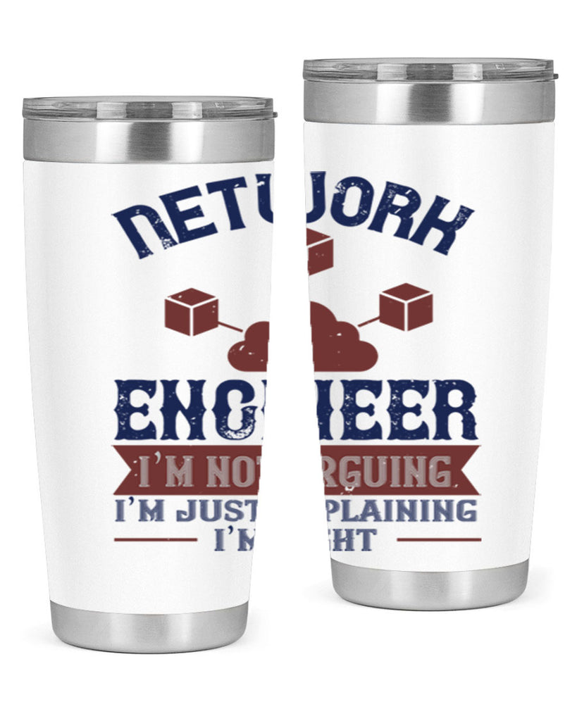 network engineer I am not arguing Im just explaining im right Style 42#- engineer- tumbler