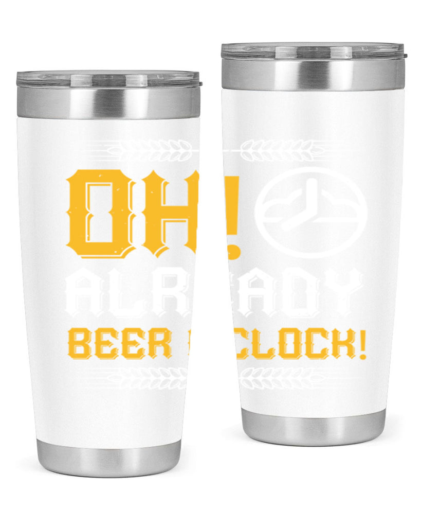 oh already beer oclock 54#- beer- Tumbler