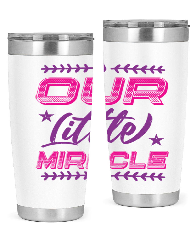 our little miracle Style 23#- baby shower- tumbler