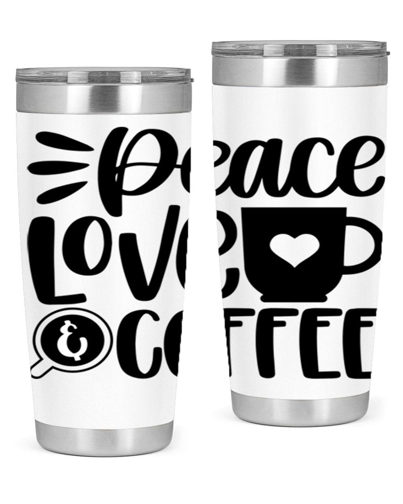 peace love coffee 49#- coffee- Tumbler