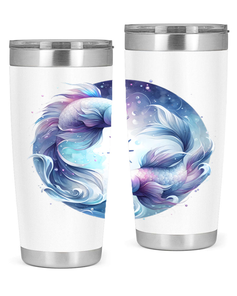 pisces 349#- zodiac- Tumbler
