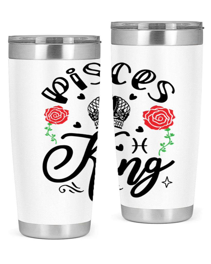 pisces king 375#- zodiac- Tumbler