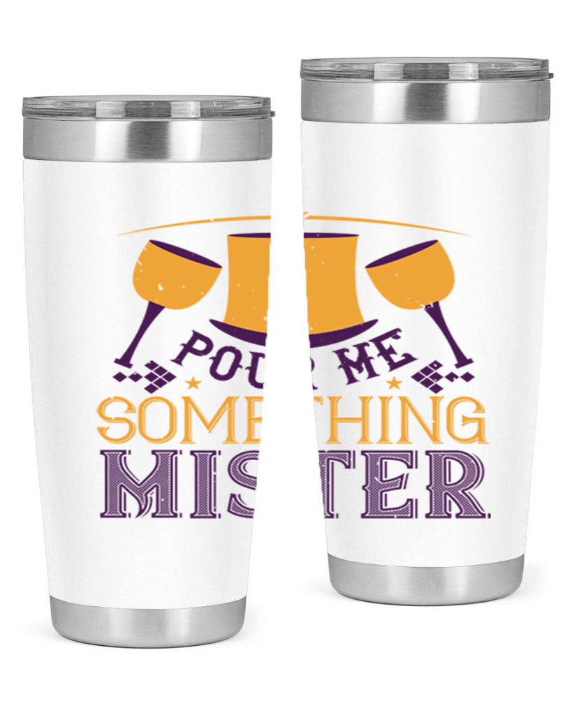 pour me something mister 38#- mardi gras- Tumbler