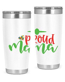 proud mama Style 38#- autism- Tumbler