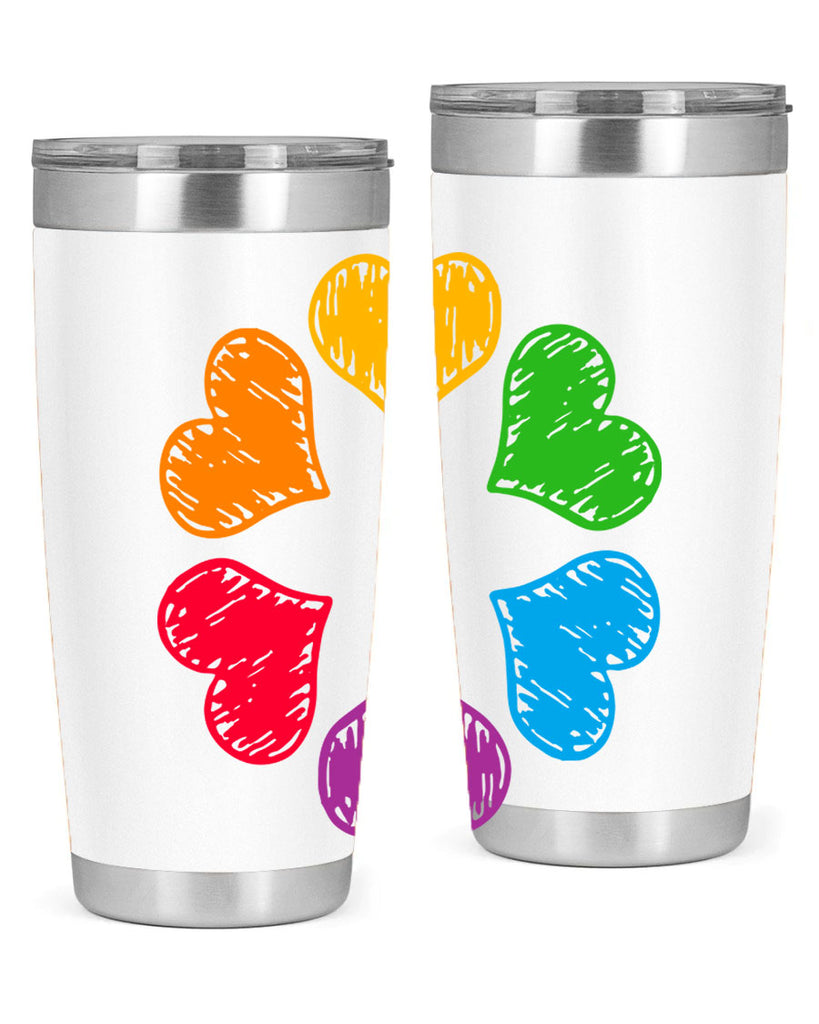 rainbow circle of hearts pride lgbt 32#- lgbt- Tumbler
