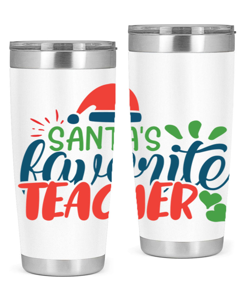 santas favorite teacher Style 151#- teacher- tumbler