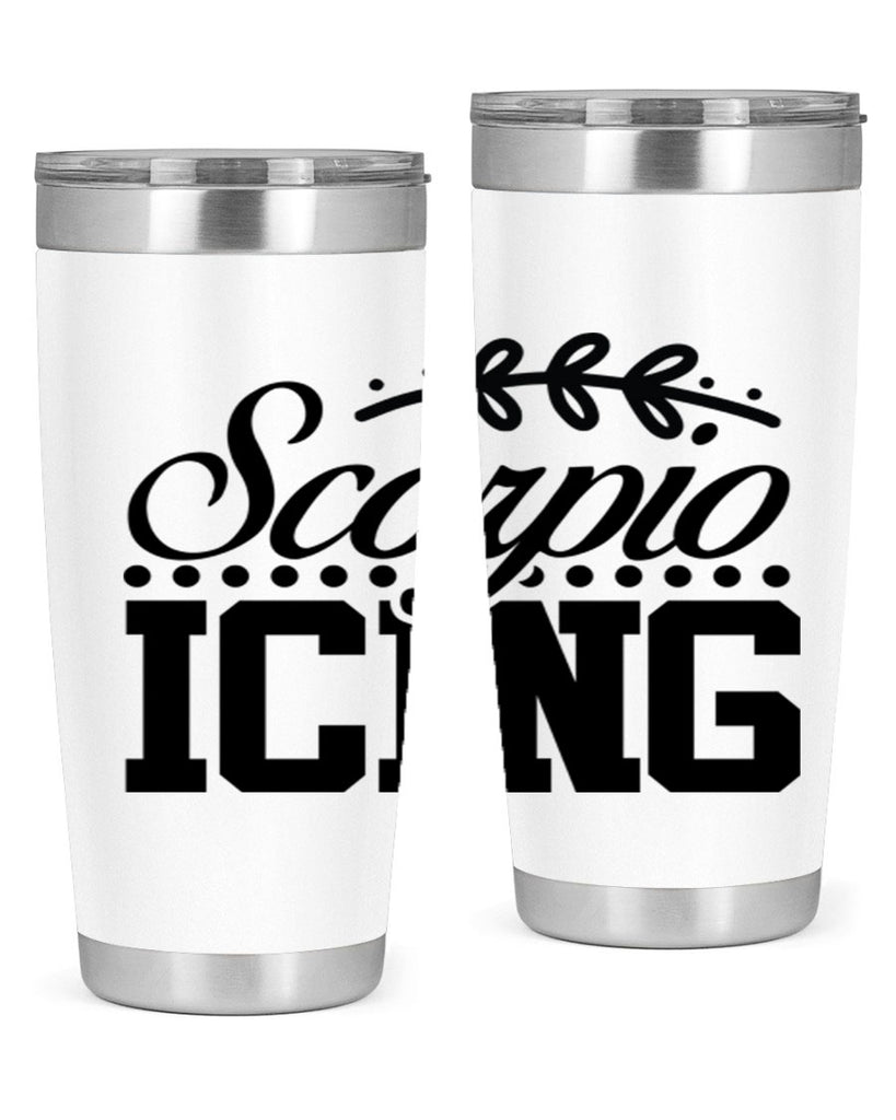 scorpio icing 442#- zodiac- Tumbler