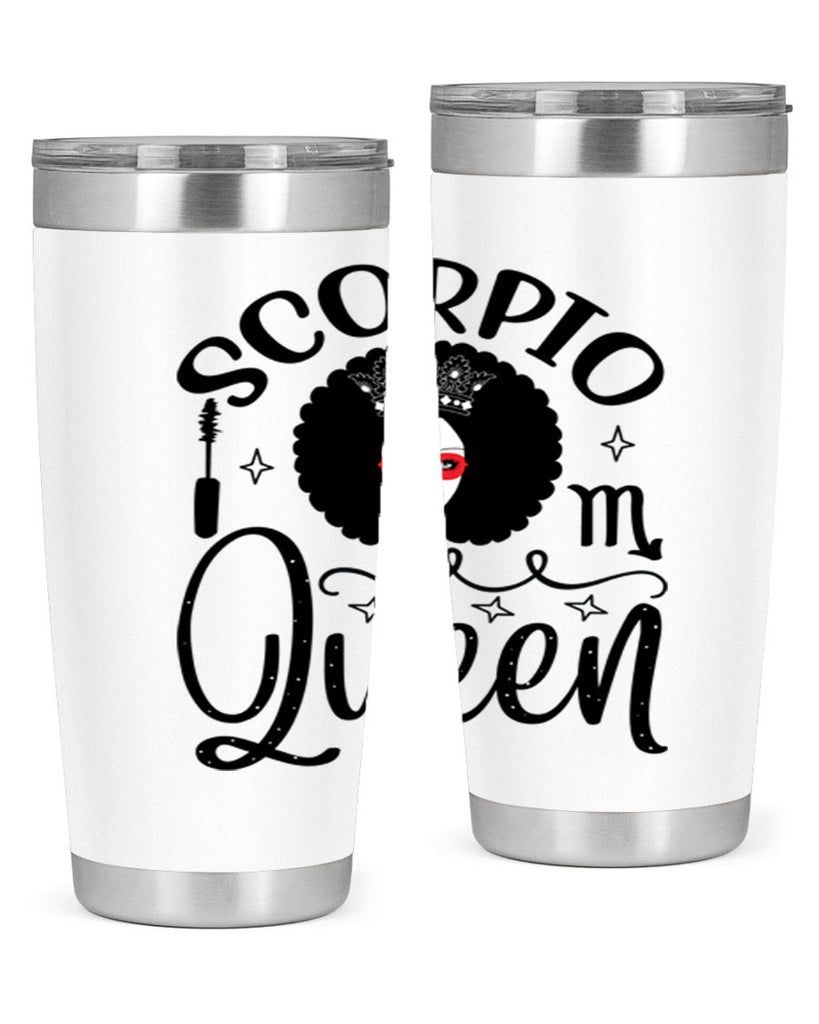 scorpio queen 448#- zodiac- Tumbler