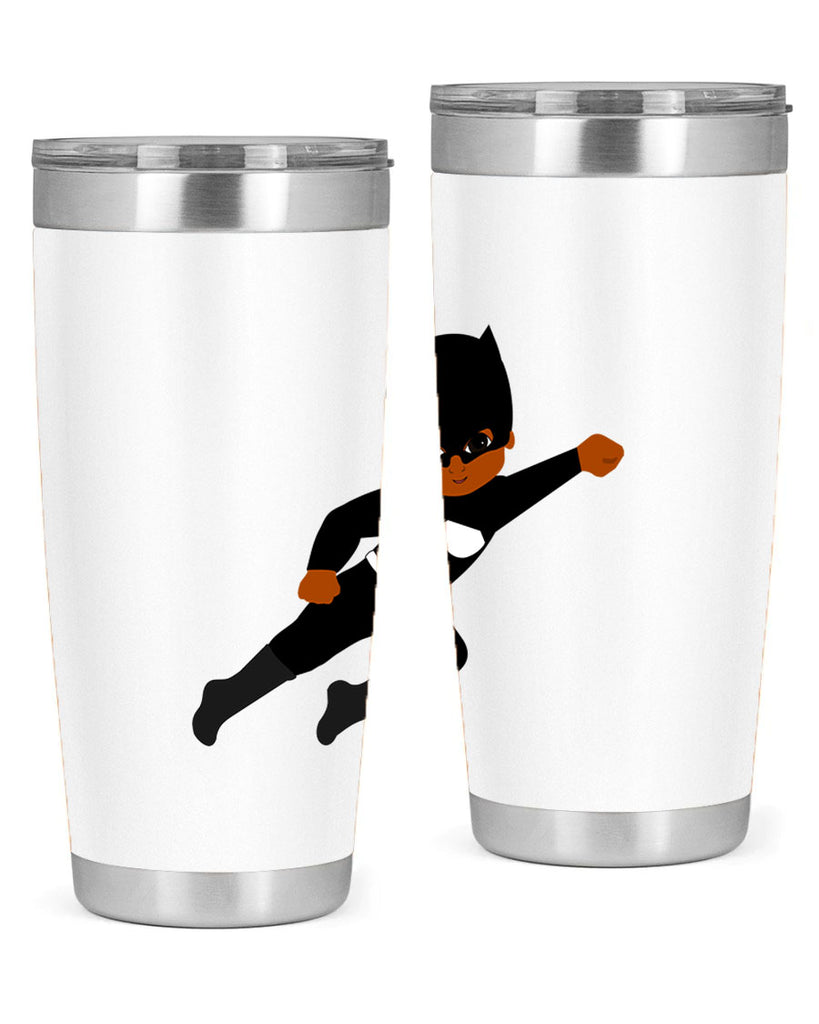 super kid 12#- black men - boys- tumbler