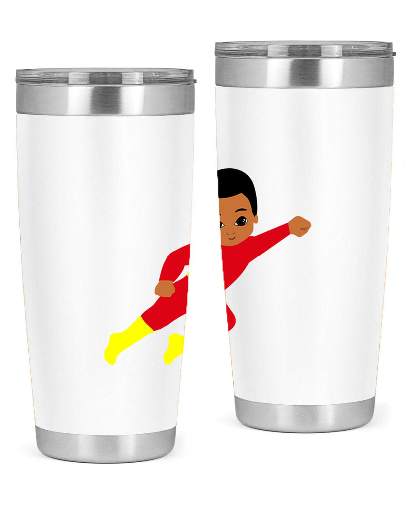 super kid 4#- black men - boys- tumbler