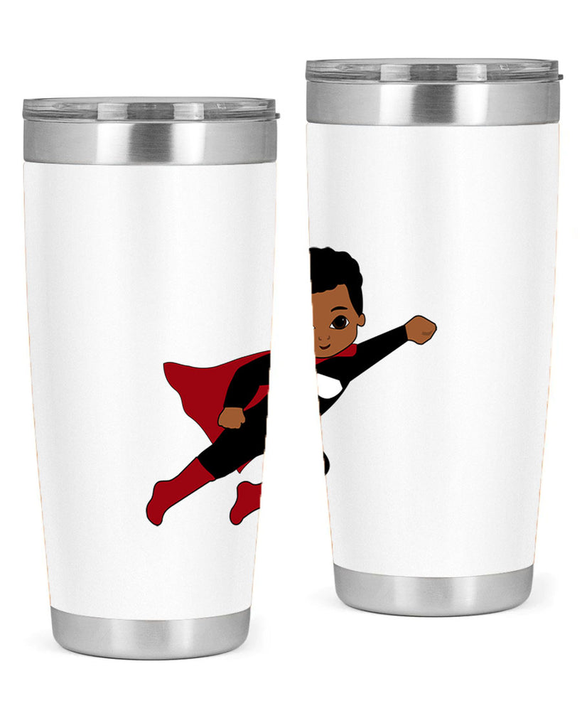 super kid 5#- black men - boys- tumbler