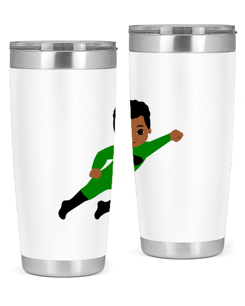super kid 6#- black men - boys- tumbler