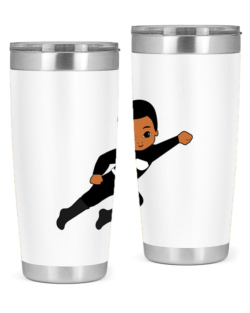 super kid 7#- black men - boys- tumbler