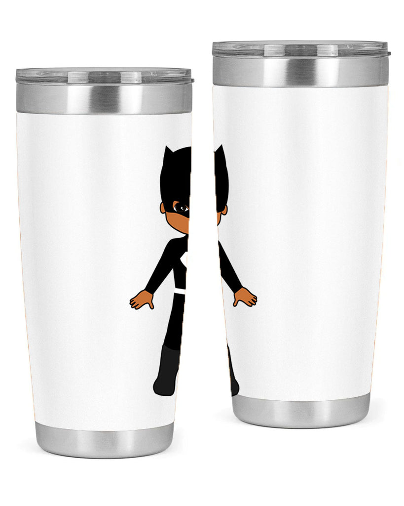 super kid 8#- black men - boys- tumbler