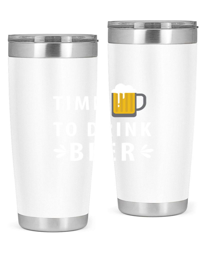 time to drink 7#- beer- Tumbler