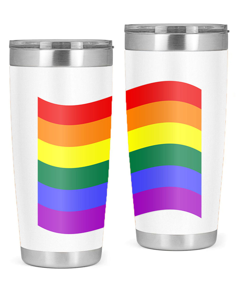 wavy rainbow flag 1#- lgbt- Tumbler