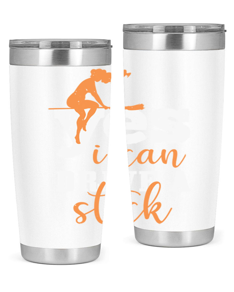 yesi can drive a stick 120#- halloween- Tumbler
