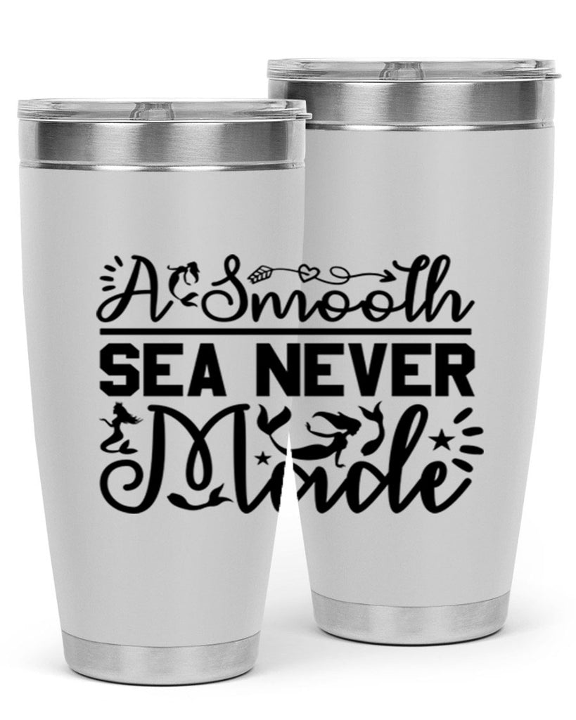 A Smooth Sea Never Made 11#- mermaid- Tumbler