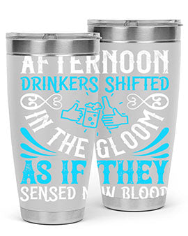 Afternoon drinkers shifted in the gloom as if they sensed new blood Style 28#- dog- Tumbler