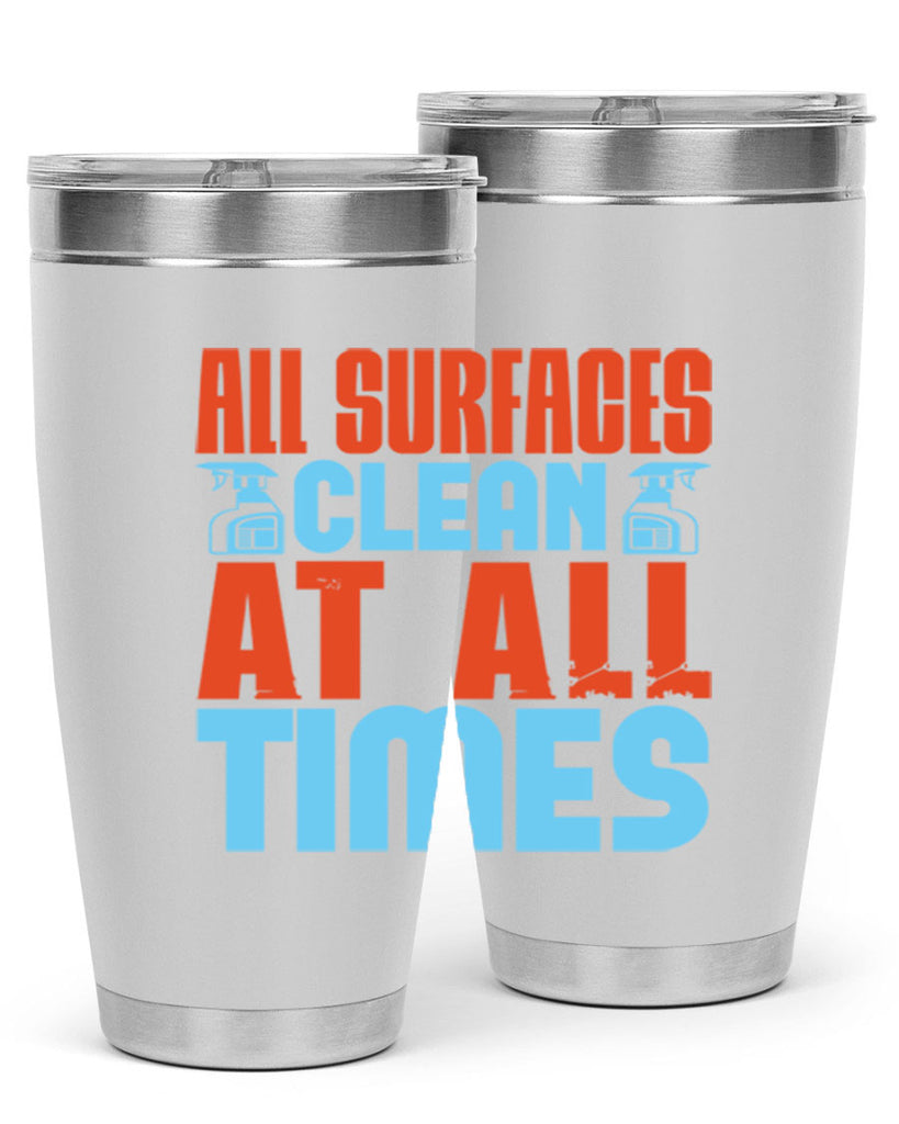 All surfaces clean at all times Style 2#- cleaner- tumbler