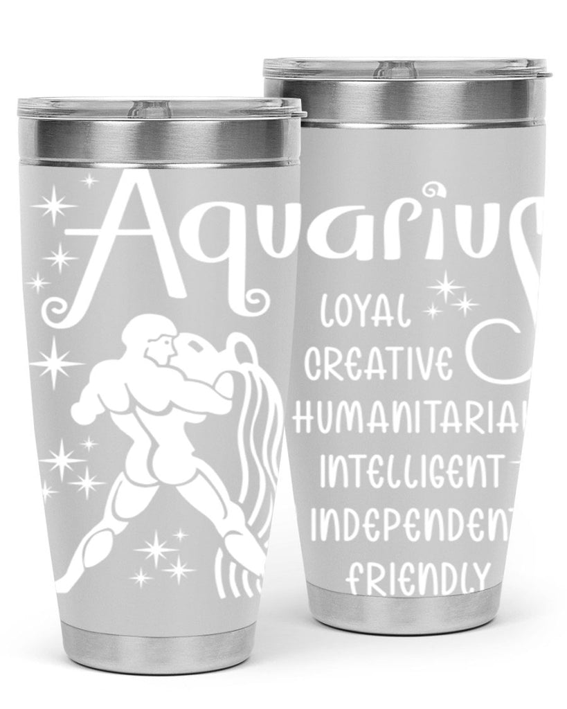 Aquarius 68#- zodiac- Tumbler