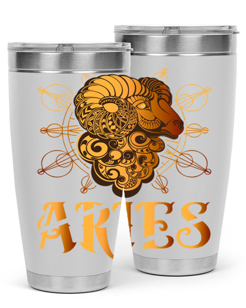 Aries 121#- zodiac- Tumbler