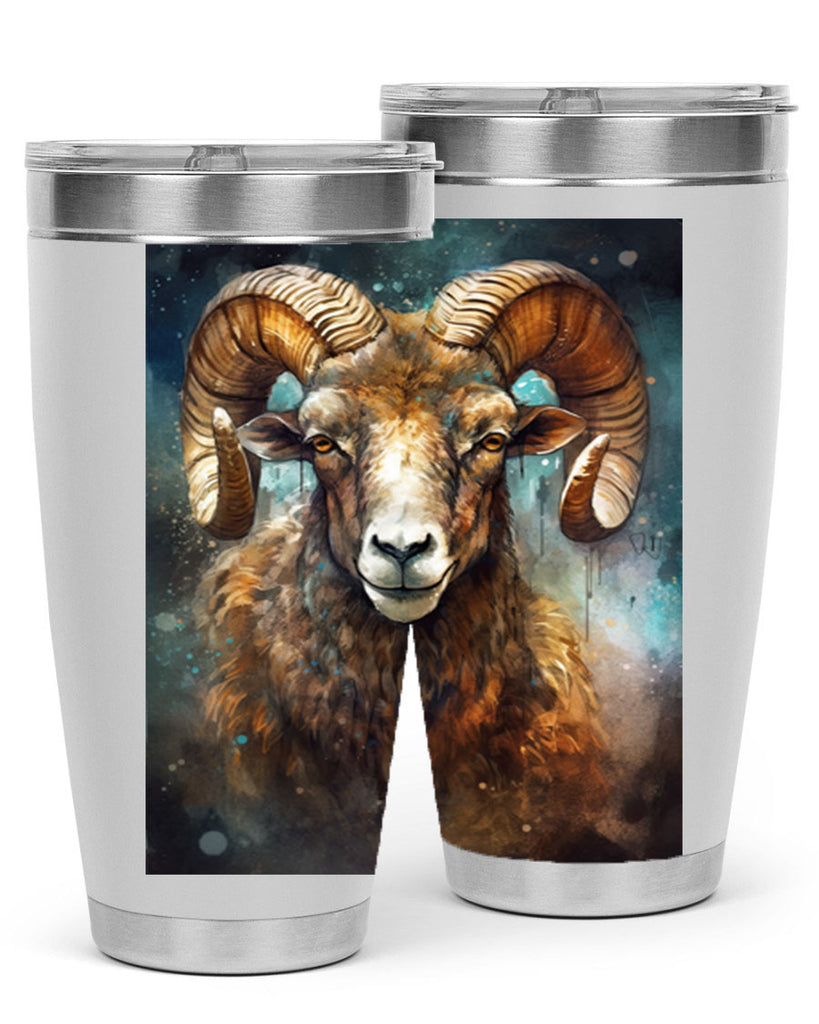 Aries 54#- zodiac- Tumbler