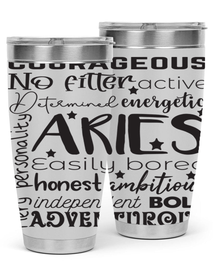Aries 564#- zodiac- Tumbler